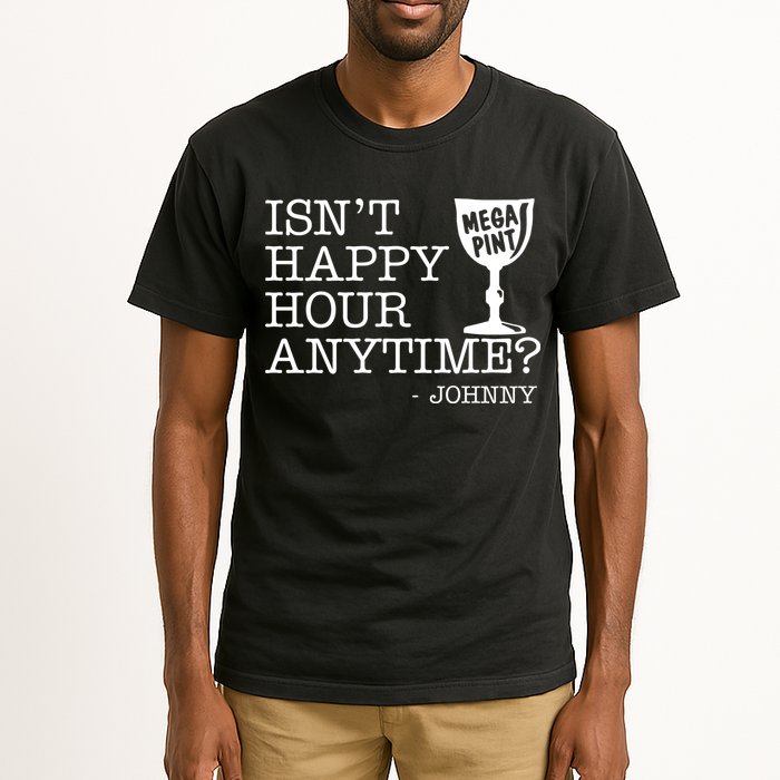 Isn't Happy Hour Anytime Mega Pint Johnny Depp Tall T-Shirt