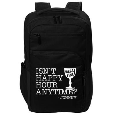 Isn't Happy Hour Anytime Mega Pint Johnny Depp Impact Tech Backpack