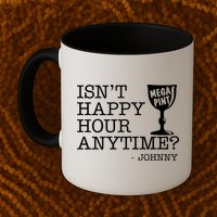 Isn't Happy Hour Anytime Mega Pint Johnny Depp Mug