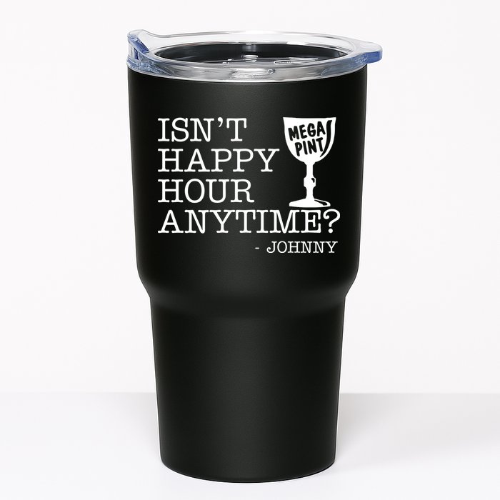 Isn't Happy Hour Anytime Mega Pint Johnny Depp Tumbler