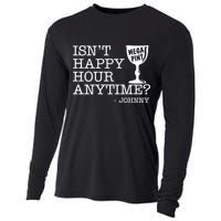 Isn't Happy Hour Anytime Mega Pint Johnny Depp Cooling Performance Long Sleeve Crew