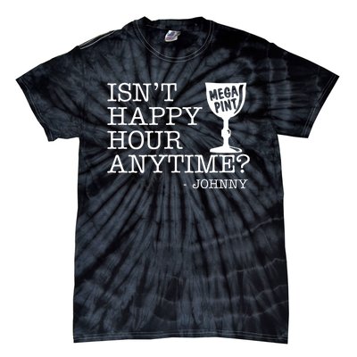 Isn't Happy Hour Anytime Mega Pint Johnny Depp Tie-Dye T-Shirt