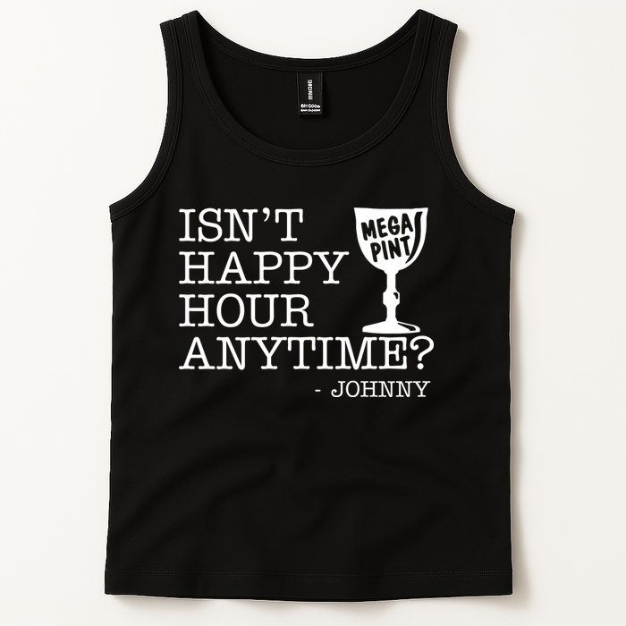 Isn't Happy Hour Anytime Mega Pint Johnny Depp Tank Top