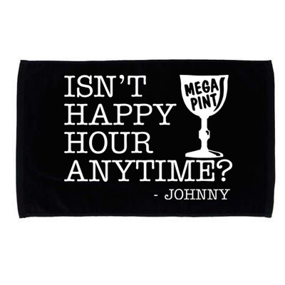 Isn't Happy Hour Anytime Mega Pint Johnny Depp Microfiber Hand Towel