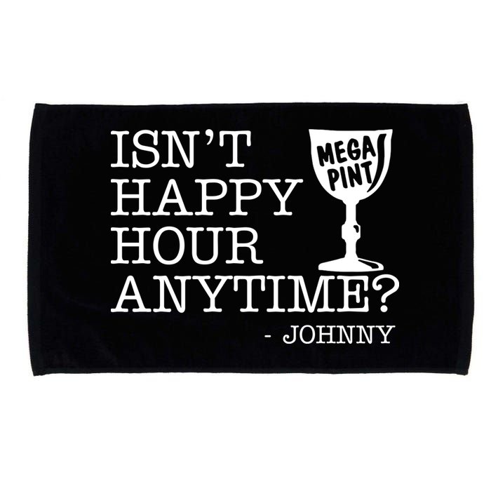 Isn't Happy Hour Anytime Mega Pint Johnny Depp Microfiber Hand Towel