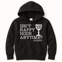 Isn't Happy Hour Anytime Mega Pint Johnny Depp Kids Hoodie