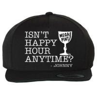 Isn't Happy Hour Anytime Mega Pint Johnny Depp Wool Snapback Cap