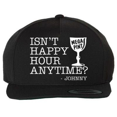 Isn't Happy Hour Anytime Mega Pint Johnny Depp Wool Snapback Cap