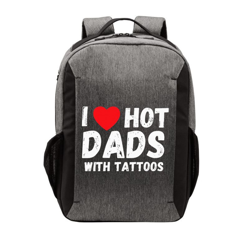 I Heart Hot Dads with Tattoos I Love Hot Dads Vector Backpack