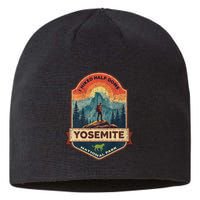 I Hiked Half Dome Yosemite National Park Hiking Souvenir Sustainable Beanie