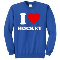 I Heart Hockey I Love Hockey Gift Sweatshirt