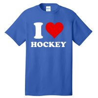 I Heart Hockey I Love Hockey Gift Tall T-Shirt