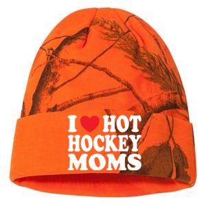 I Heart Hot Hockey Moms Funny I Love Moms Gift Kati Licensed 12" Camo Beanie