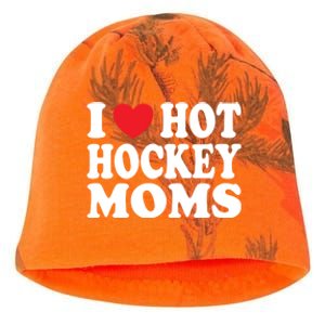 I Heart Hot Hockey Moms Funny I Love Moms Gift Kati - Camo Knit Beanie