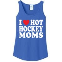 I Heart Hot Hockey Moms Funny I Love Moms Gift Ladies Essential Tank