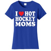 I Heart Hot Hockey Moms Funny I Love Moms Gift Women's T-Shirt