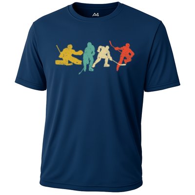 Ice Hockey Hockey Stick Vintage Style Ice Hockey Gift Performance Shirt