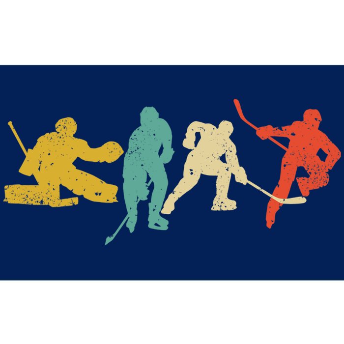 Ice Hockey Hockey Stick Vintage Style Ice Hockey Gift Bumper Sticker