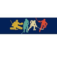 Ice Hockey Hockey Stick Vintage Style Ice Hockey Gift Bumper Sticker