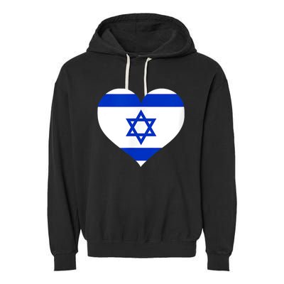 Israel Heart Garment-Dyed Fleece Hoodie