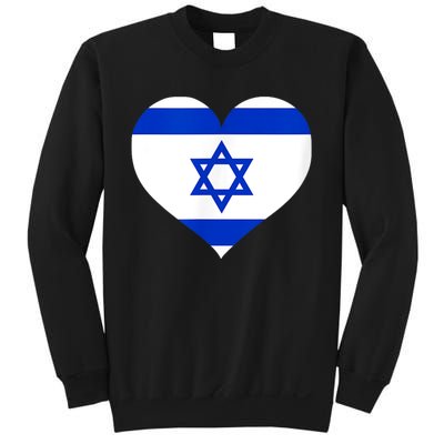 Israel Heart Sweatshirt