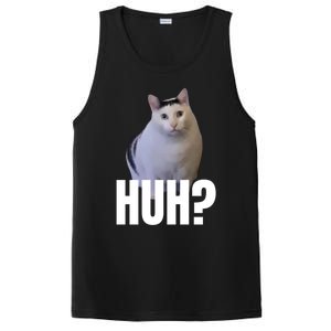 I Heart I Love Funny Huh Cat Meme Gift PosiCharge Competitor Tank