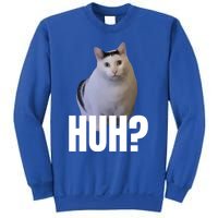 I Heart I Love Funny Huh Cat Meme Gift Sweatshirt