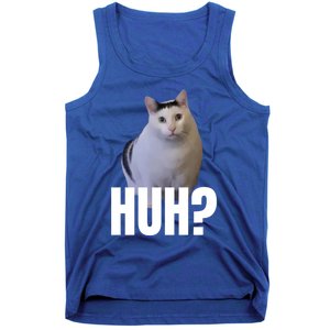 I Heart I Love Funny Huh Cat Meme Gift Tank Top