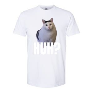 I Heart I Love Funny Huh Cat Meme Gift Softstyle CVC T-Shirt