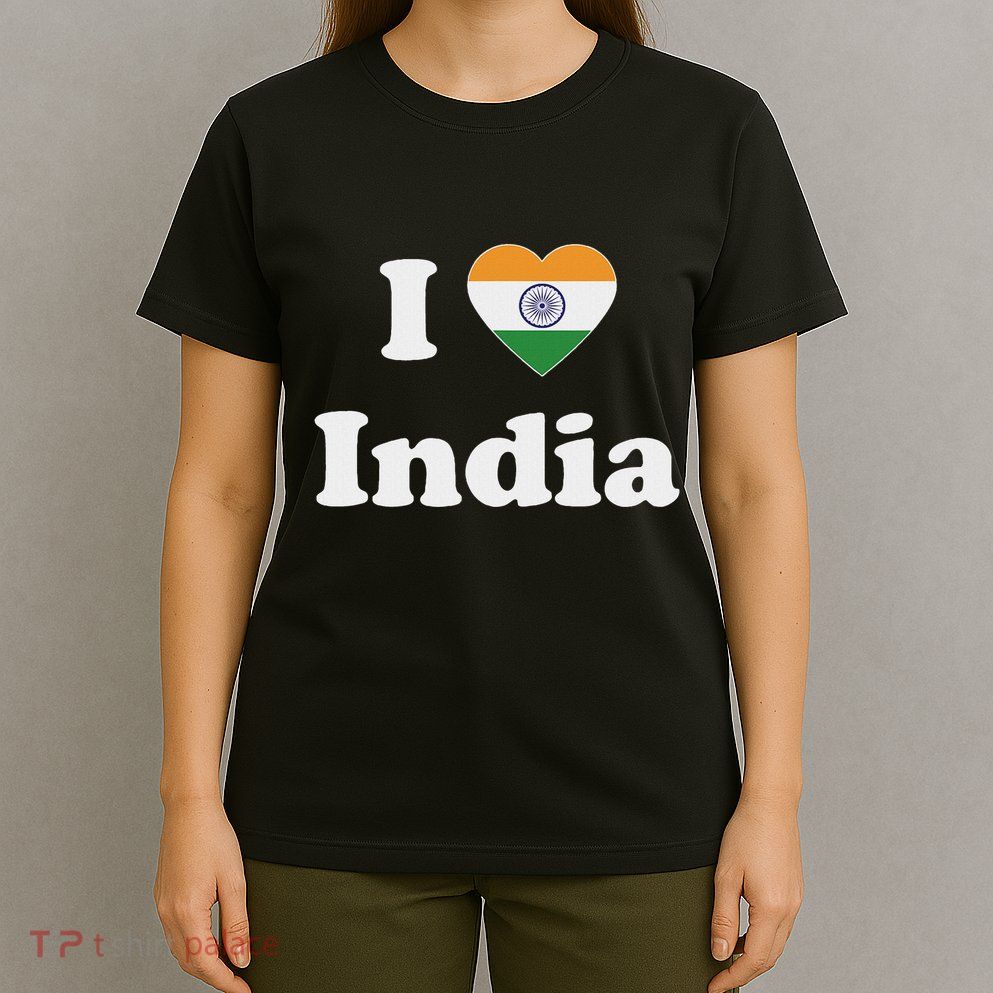 I Heart India Indian I Love India T-Shirt