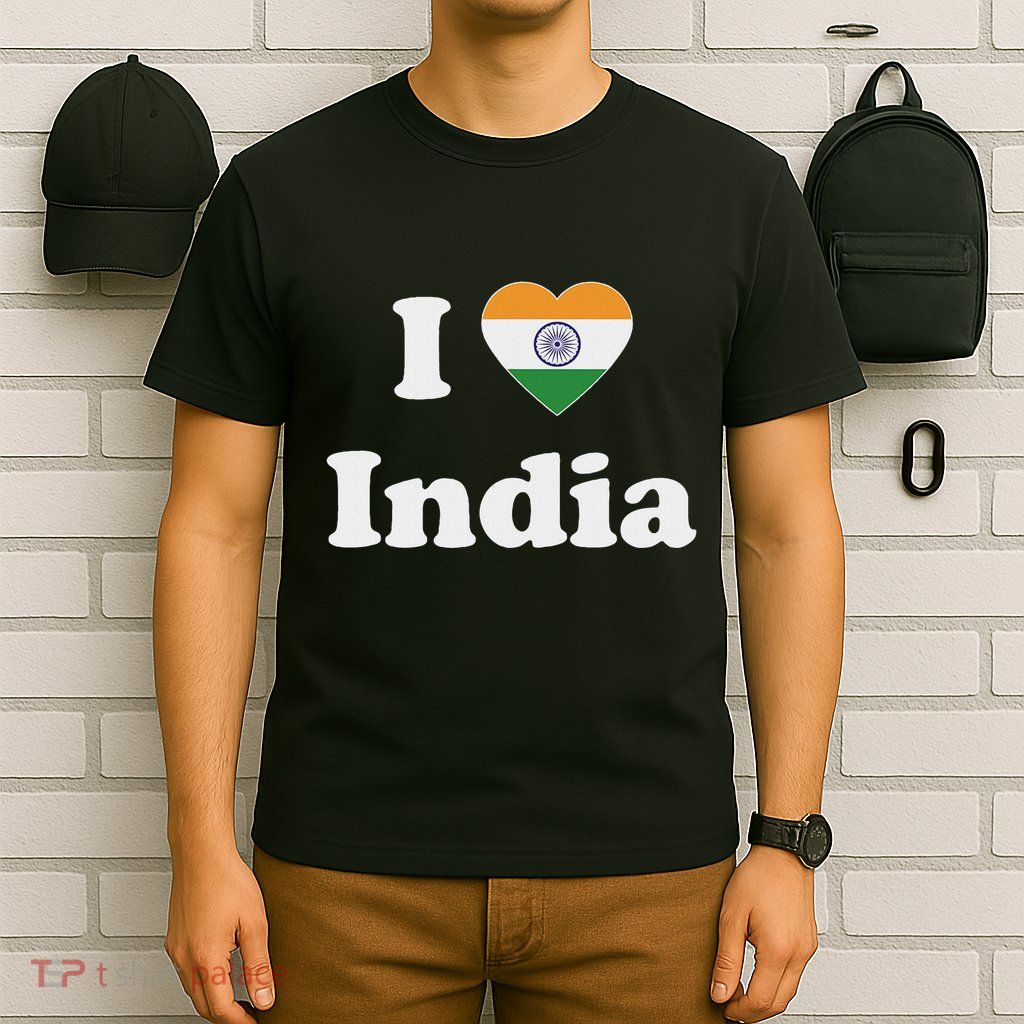 I Heart India Indian I Love India T-Shirt