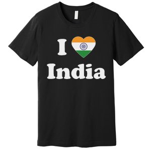 I Heart India Indian I Love India Premium T-Shirt