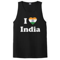 I Heart India Indian I Love India PosiCharge Competitor Tank