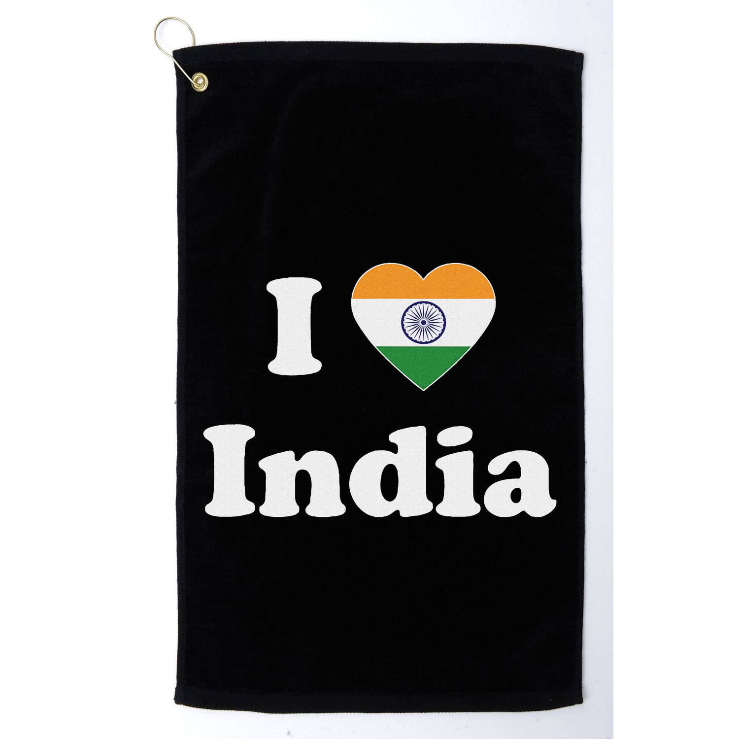 I Heart India Indian I Love India Golf Towel