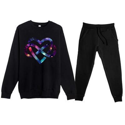 Infinite Heart Premium Crewneck Sweatsuit Set