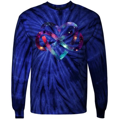 Infinite Heart Tie-Dye Long Sleeve Shirt