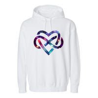 Infinite Heart Garment-Dyed Fleece Hoodie