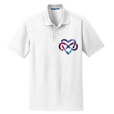 Infinite Heart Dry Zone Grid Polo