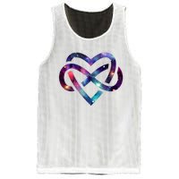 Infinite Heart Mesh Reversible Basketball Jersey Tank