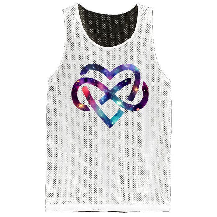 Infinite Heart Mesh Reversible Basketball Jersey Tank