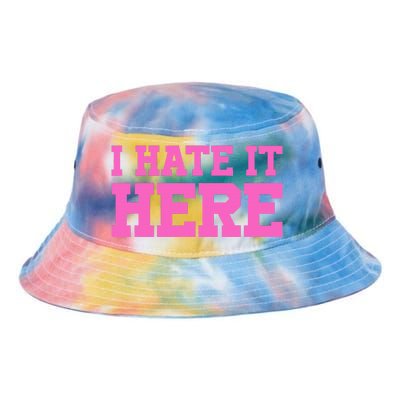 I Hate It Here Tie Dye Newport Bucket Hat