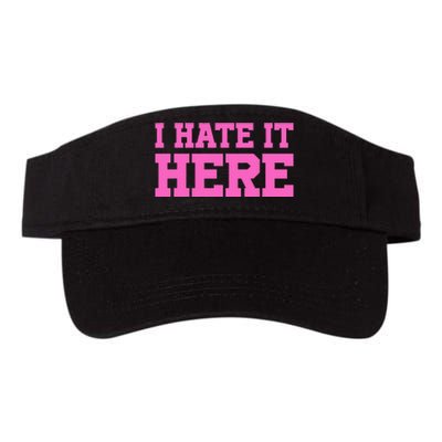 I Hate It Here Valucap Bio-Washed Visor