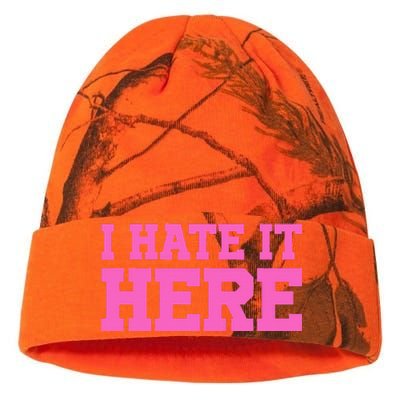 I Hate It Here Kati Licensed 12" Camo Beanie