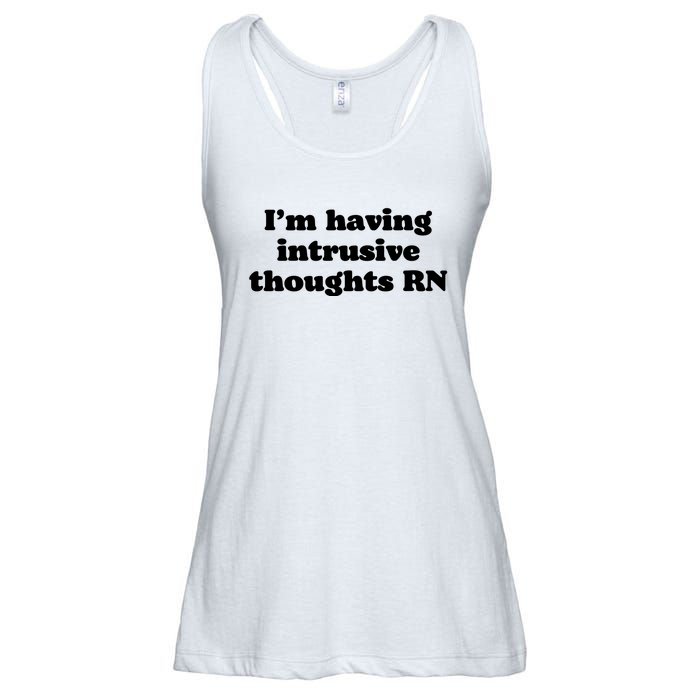 I’m Having Intrusive Thoughts Rn Ladies Essential Flowy Tank