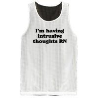 I’m Having Intrusive Thoughts Rn Mesh Reversible Basketball Jersey Tank