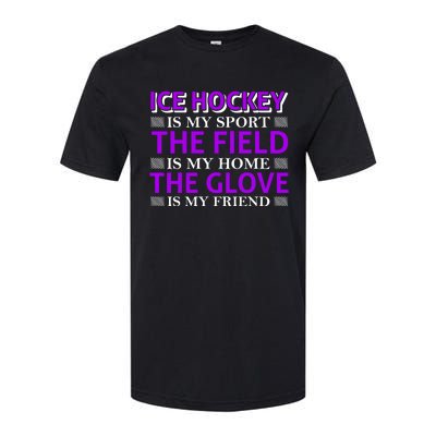 Ice Hockey Is My Sport Softstyle® CVC T-Shirt