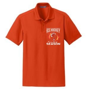 Ice Hockey Is My Favorite Season I Hockey Player Ice Hockey Gift Dry Zone Grid Polo