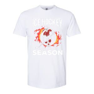 Ice Hockey Is My Favorite Season I Hockey Player Ice Hockey Gift Softstyle CVC T-Shirt