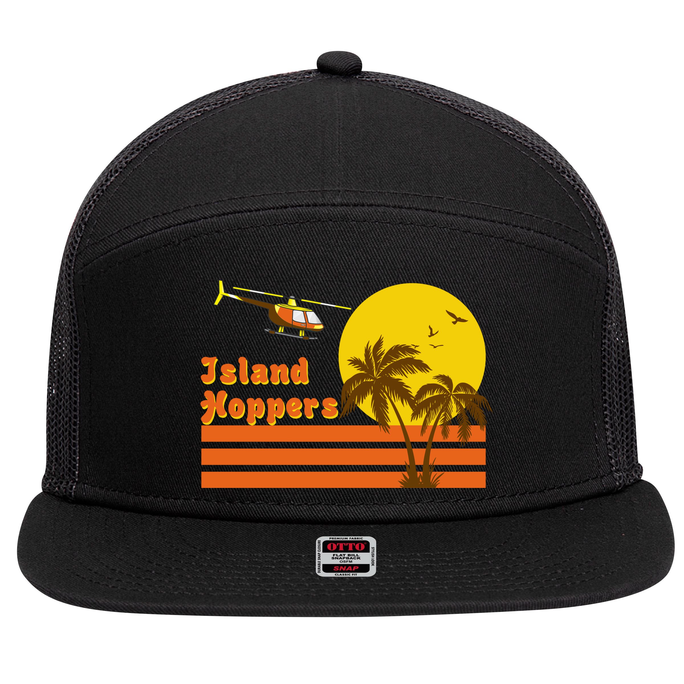 Island Hoppers 7 Panel Mesh Trucker Snapback Hat