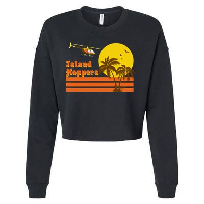 Island Hoppers Cropped Pullover Crew